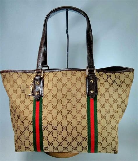 real gucci tote|Gucci unisex tote.